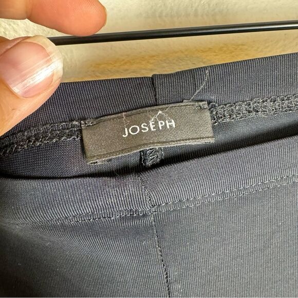 JOSEPH Semi Sheer Black Leggings Tights Pull On Pants Size Medium - Picture 2 of 6